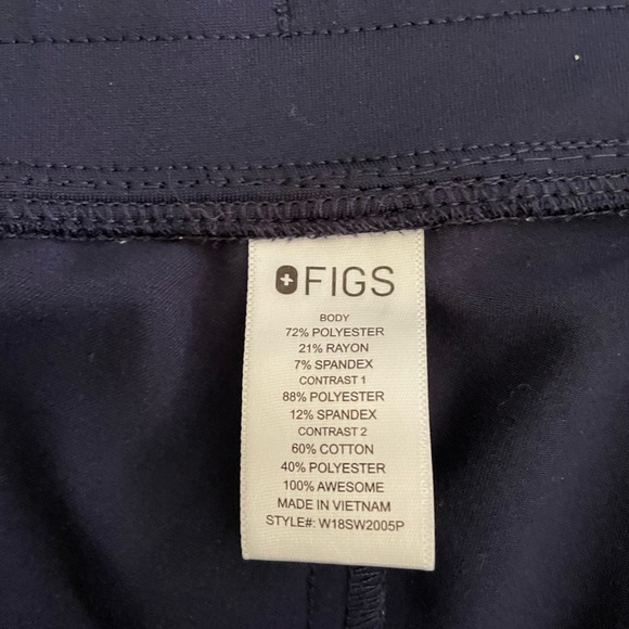 Figs Technical Collection Navy Blue scrub pants - Size XL - Picture 3 of 4